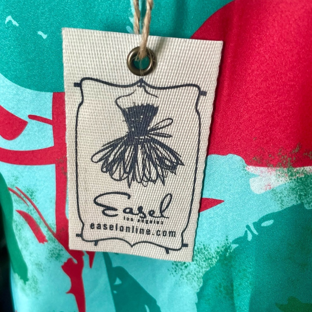 💚 Easel Satin Floral Slip Dress – sizes M, L NWT - Picture 9 of 14